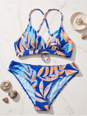 CUPSHE Tropical Bikini Set Size M NWT BOGO Deal